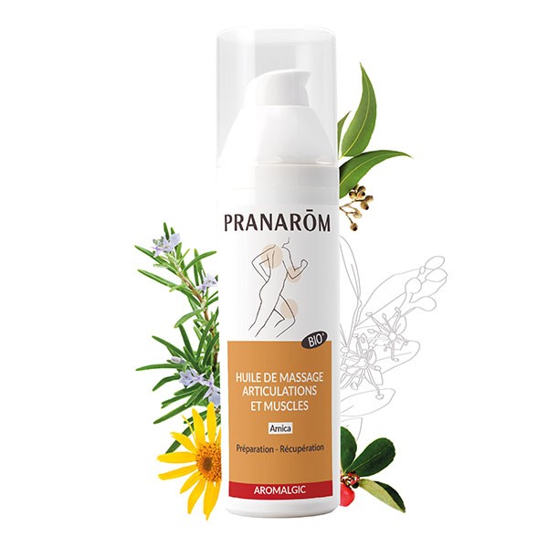 Pranarom Aromalgic huile de massage Arnica bio