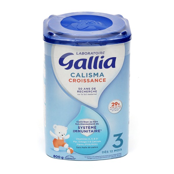 Lot de deux boîtes de lait Gallia 3 eme âge ( système immunitaire) - Gallia