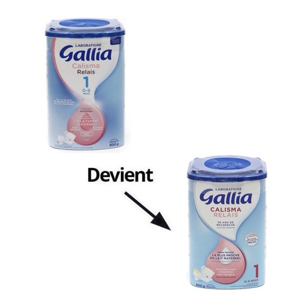 Gallia Calisma Relais Lait Infantile 1er Age 800g Apres Allaitement