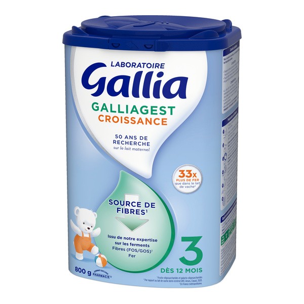 Gallia Galliagest Croissance lait 3ème âge