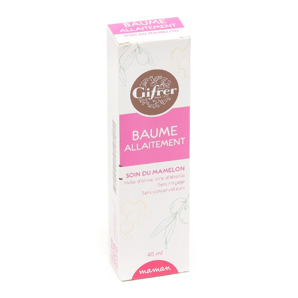 Baume Allaitement Gifrer - Crème mamelons - Irritation - Dessèchement
