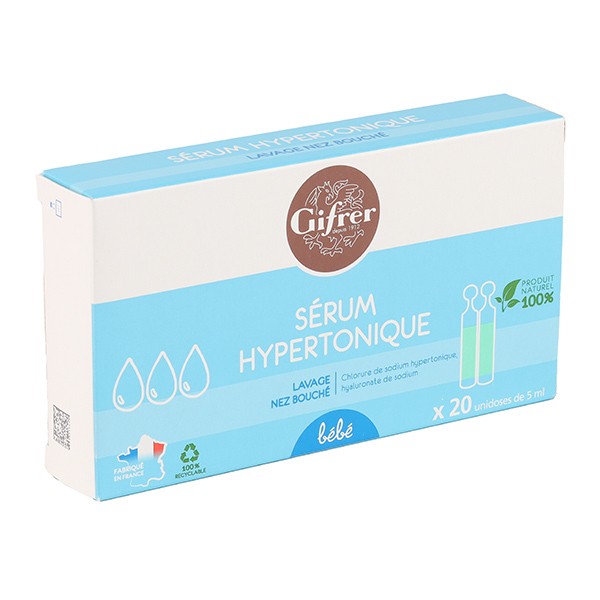 Gifrer Sérum hypertonique unidoses