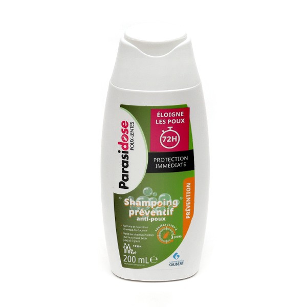 Parasidose shampoing préventif anti-poux - répulsif 12 h - Dès 12 mois