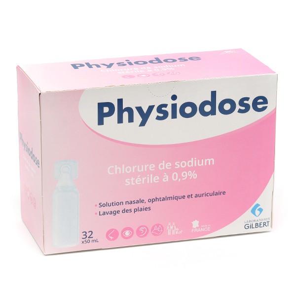Physiodose sérum physiologique 40 unidoses