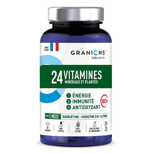 Granions 24 vitamines, minéraux et plantes comprimés