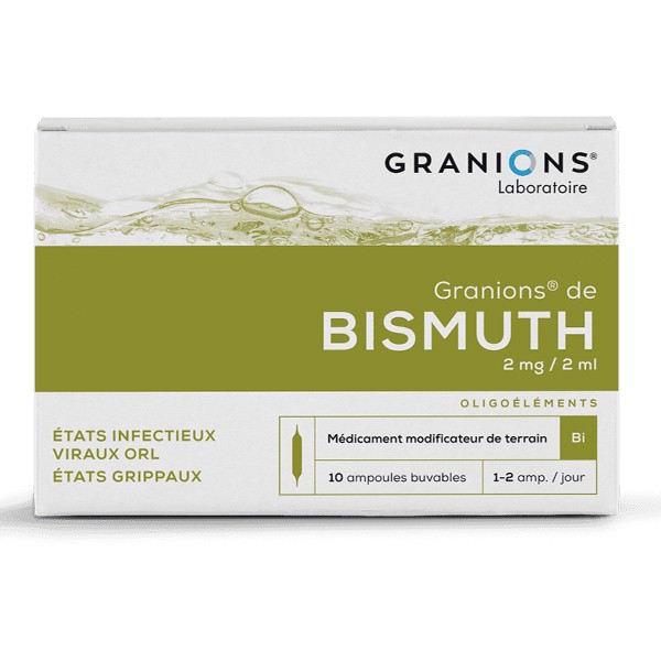 Granions de Bismuth ampoules