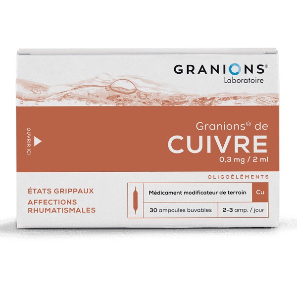 Granions de Cuivre ampoule