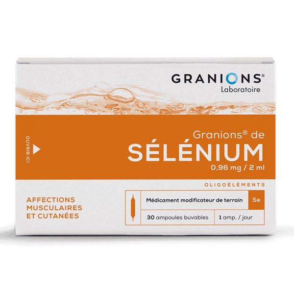 Granions de Sélénium ampoules