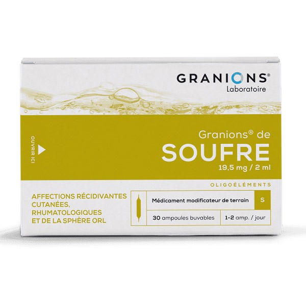 Granions de Soufre ampoules