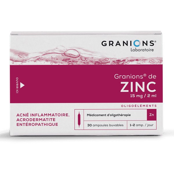 Granions de Zinc ampoules