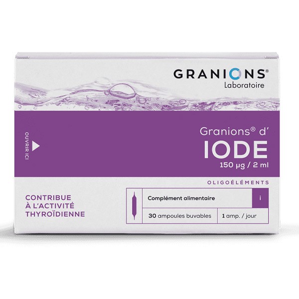 Granions Iode ampoules