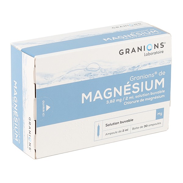 Granions de magnésium ampoules