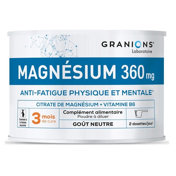 Granions Magnésium 360 mg poudre