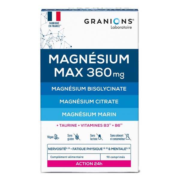 Granions Magnésium Max 360 mg comprimés