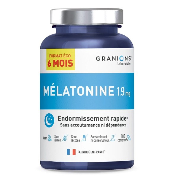 Granions Mélatonine 1,9 mg comprimés