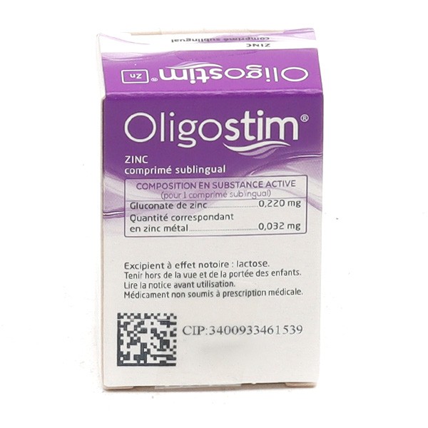 Oligostim Zinc Granions Comprim Sublingual Oligoth Rapie Acn