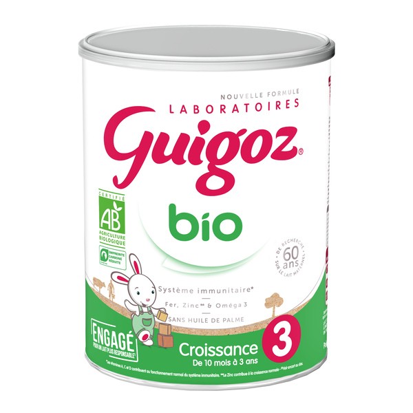 Guigoz Bio Croissance lait 3ème âge