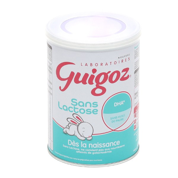 Guigoz Lait en Poudre Sans Lactose 1er Age 400g