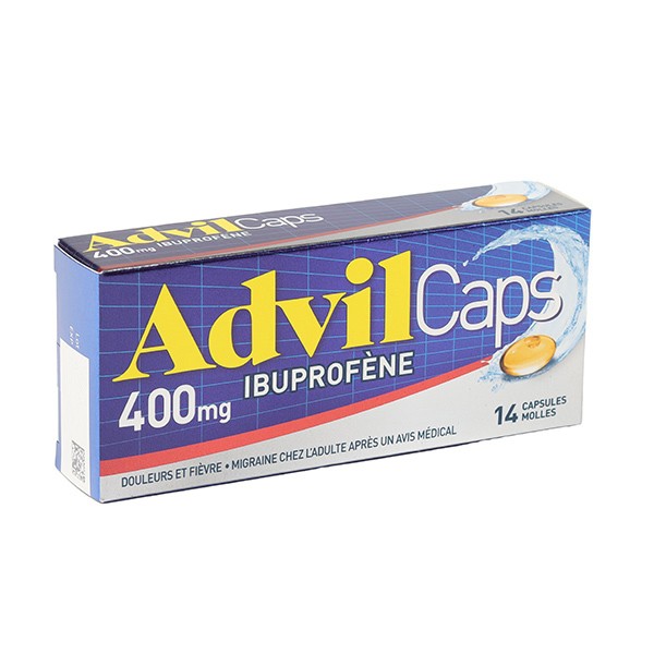 AdvilCaps 400 mg capsules