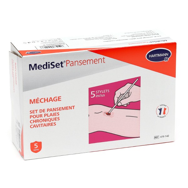 Mediset Pansement méchage 5 soins