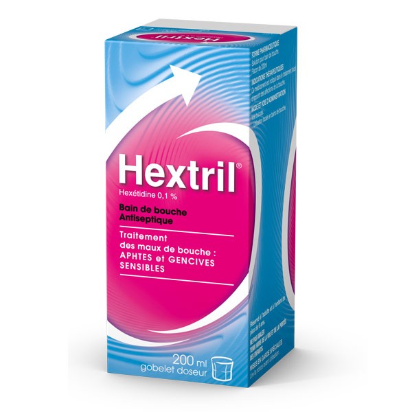 Hextril bain de bouche antiseptique