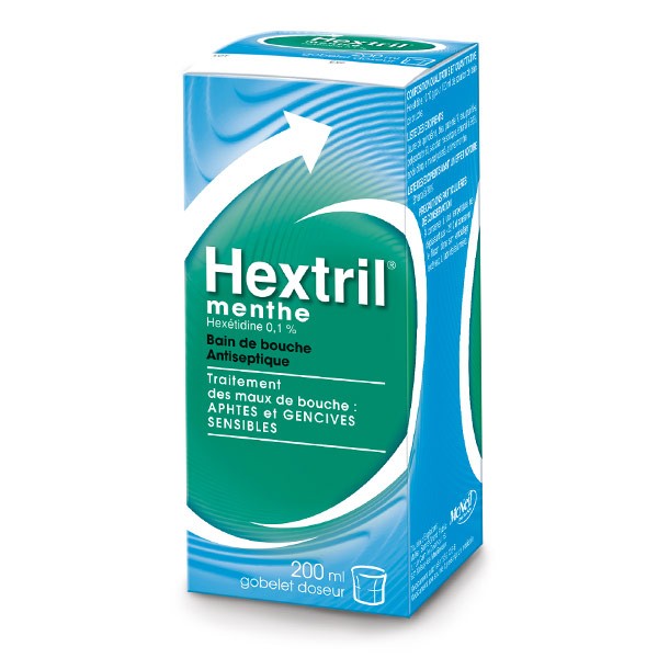 Hextril Menthe bain de bouche