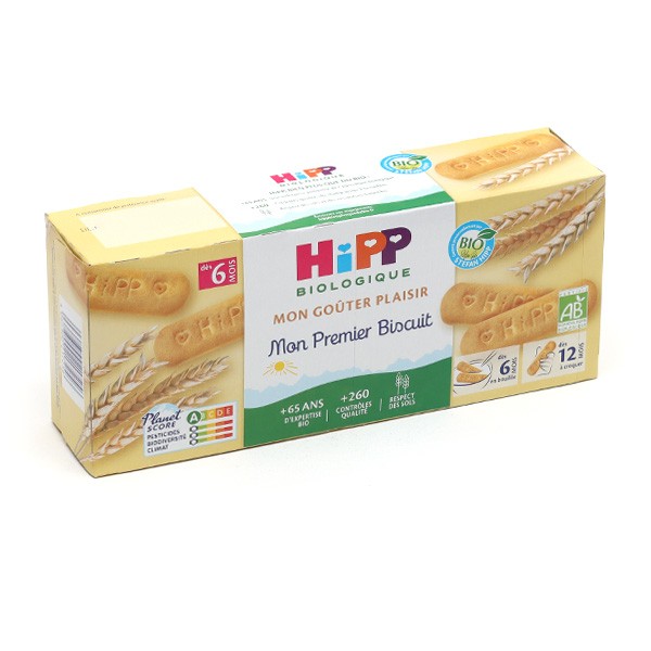 Hipp Biologique Mon Premier Biscuit dès 6 mois - 6 paquets de 180 g -  FR9918-A - Achat / Vente biscuits boudoirs Hipp Biologique Mon Premier  Biscuit dès 6 mois - 6