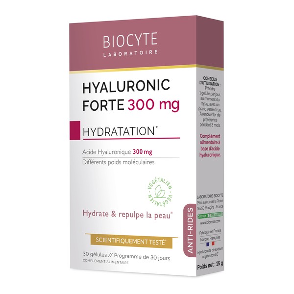 Biocyte Hyaluronic Forte 300 mg Anti-âge gélules