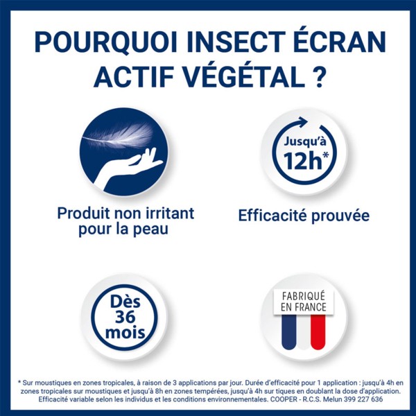 Insect Ecran Actif végétal Brume anti-moustiques 100ml