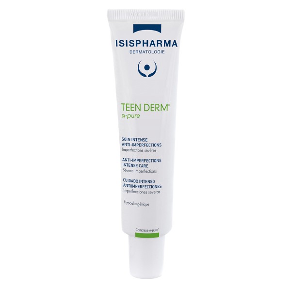 Isispharma Teen Derm Alpha Pure Soin intense anti imperfections