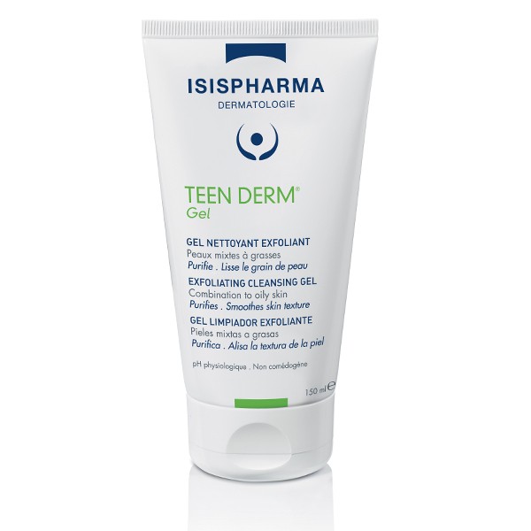 Isispharma Teen Derm Gel nettoyant exfoliant