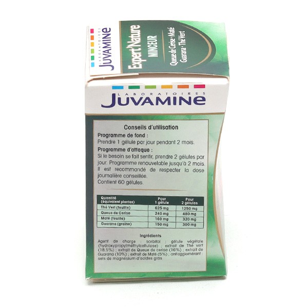 Phytothérapie Thé vert Guarana - 30 gélules JUVAMINE