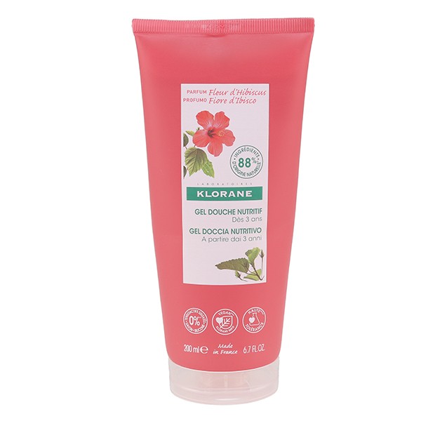 Klorane Gel douche nutritif Fleur d'Hibiscus