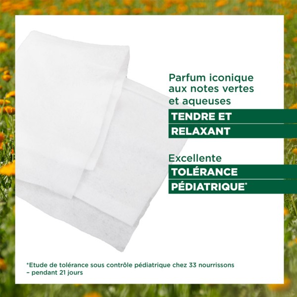 Klorane Bebe Lingettes Nettoyantes Visage Mains Et Fesses