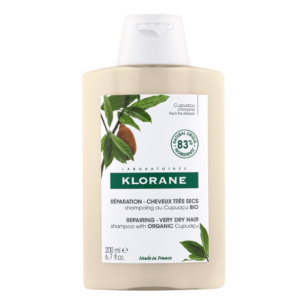 Klorane shampooing au beurre de Cupuaçu Bio