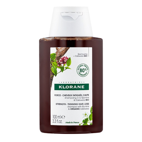 Klorane shampooing Quinine et Edelweiss bio