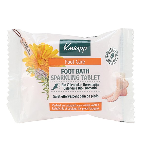 Kneipp Galet effervescent pour bain de pieds Calendula Romarin