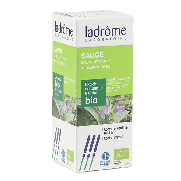 Ladrôme extrait de plante fraîche Sauge Bio