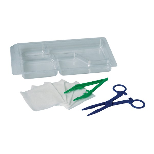 Set de pansement stérile 1 pince + 1 kocher + 5 compresses Nessicare