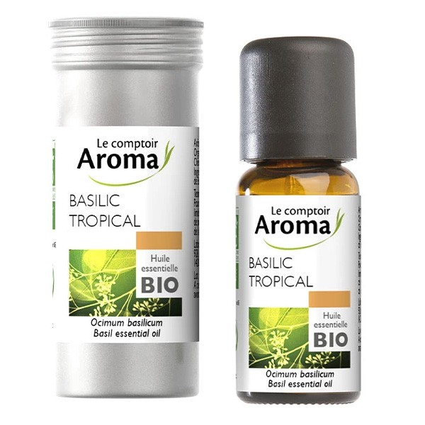 Le Comptoir Aroma huile essentielle de Basilic tropical bio