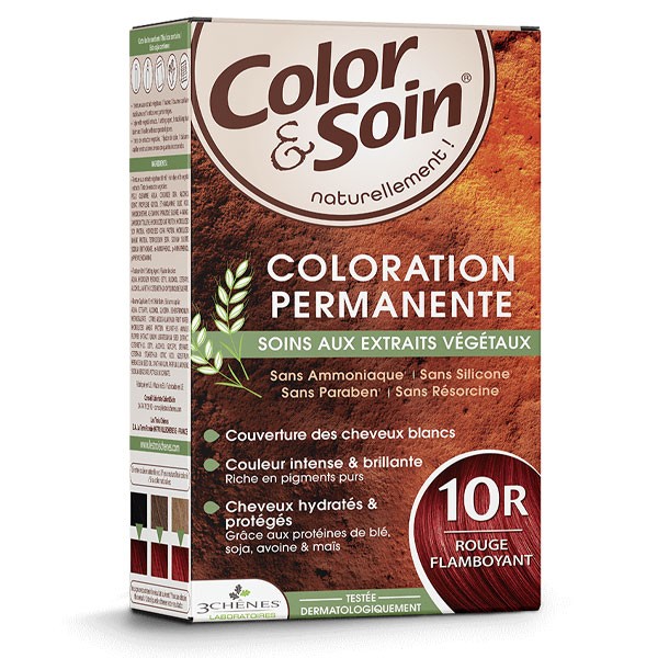 Les 3 Chênes Color et Soin Coloration permanente 10R Rouge Flamboyant