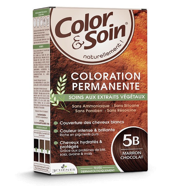 Les 3 Chênes Color et Soin Coloration permanente marron chocolat 5B