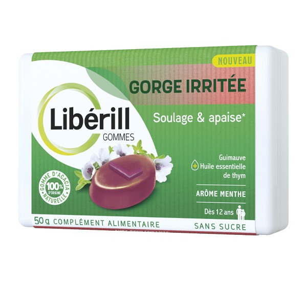 Libérill Gorge irritée gommes