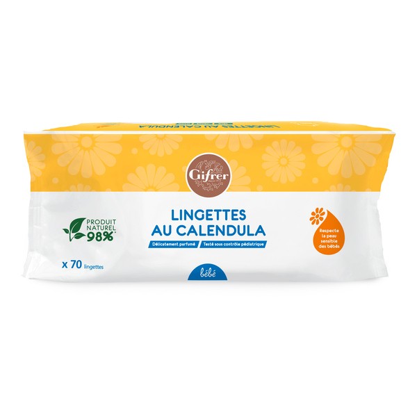 Gifrer Bébé lingettes au calendula