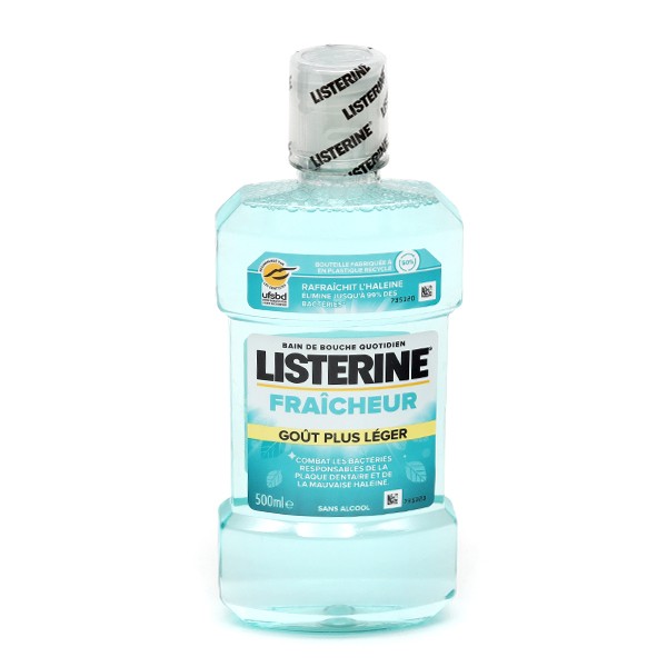 Listerine Fraicheur Bain De Bouche Sans Alcool - Hygiène Dentaire