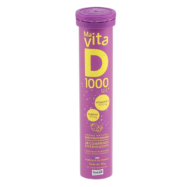 Isoxan Ma vita D 1000 UI comprimés effervescents