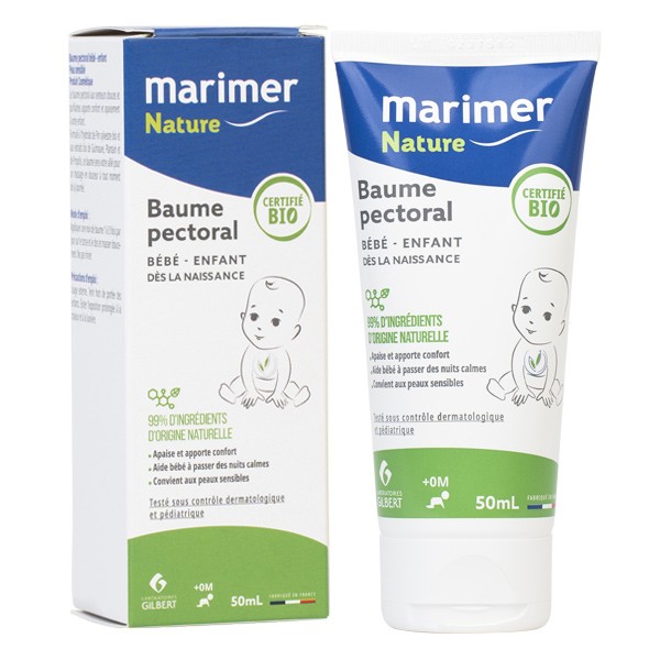 Marimer Nature Baume Pectoral bébé et Enfant Bio