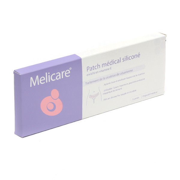 Melicare Patch médical siliconé - Traitement cicatrice césarienne