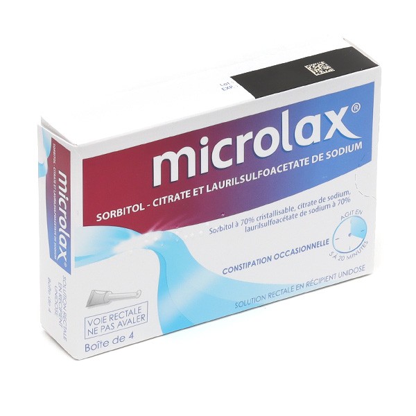 Melilax - Constipation - Adulte - 6 microlavements avec capuchon canule 10g  - ABOCA