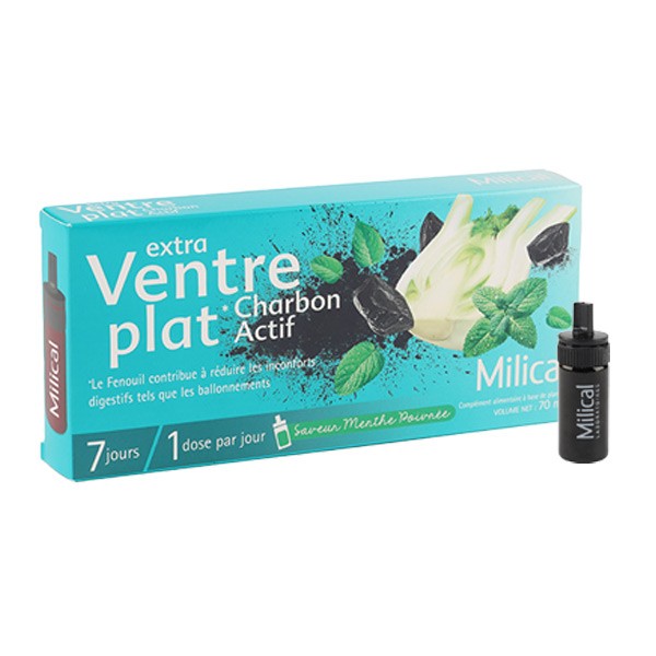 Milical Extra Ventre plat Charbon Actif